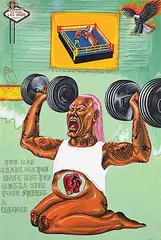 Gabrielle K. Brown, You Can Train All You Want..., acrylic on wood board