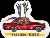 Gabrielle K. Brown, Freedom Ride, acrylic on wood panel