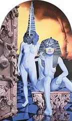 John Hoyt, Untitled - Egyptian Surrealism, 2000, oil on canvas