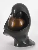 Denis Kleine, Untitled - Mother's Embrace #5/5, 1998, bronze sculpture