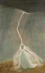 . ManWoman, The Secret Storm, 1964, oil on canvas