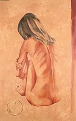 John Parnell, Untitled - Solace in Shadows, 2003, acrylic on canvas