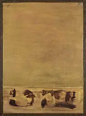Ronald John Spickett, Untitled - Low Horizon, 1978, mixed media on paper