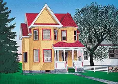 David Thauberger, Summer Heat, 2006, acrylic on wood board
