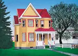 David Thauberger, Summer Heat, 2006, acrylic on wood board