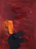 Mary Thomson, Untitled - Abstract Red, 1994, acrylic on canvas