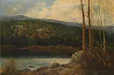 Alfred T. Barraud, Untitled - Red Bark Lake, 1912, oil on canvas