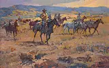 Jack Elmo King, Untitled - Thundering Hooves