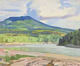 Carl Rungius, Above the Canyon, 1950, oil on canvas board