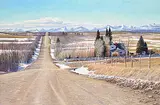Richard Berg, Untitled - The Road Home, oil on canvas