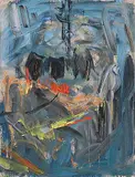 Jean Francis, Leaving Owen Sound, 2005, oil on wood panel