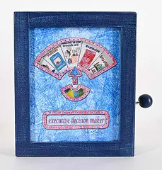 Ken Gasch, Executive Decision Maker, 2004, mixed media sculpture