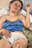 Allyson Glenn, Divine, 2002, oil on wood board