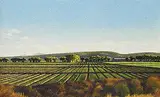 Joice Hall, Driving South #88 [Guanajuato], 1998, oil on canvas board