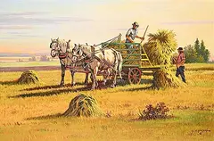 George A. Horvath, Untitled - Working, oil on canvas