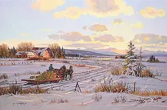 George A. Horvath, Annual Pilgrimage, 1998, oil on canvas