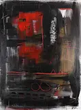 Fabienne Leydecker, Abstract 18 [Red Door]