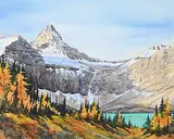 Donna Jo Massie, Untitled - Autumn in the Rockies, 1998, watercolour on paper