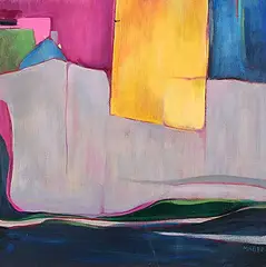 Audrey Mabee, On Thin Ice #5, 2016, oil on canvas