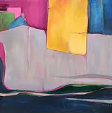 Audrey Mabee, On Thin Ice #5, 2016, oil on canvas