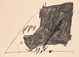 Antoni Tàpies, Angle et Tache #18/75, 1968, colour lithograph on paper