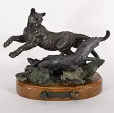 Don Toney, The Way of Nature - Predators and Prey #AP/35, 2004, bronze sculpture