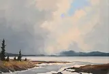 Karl E. Wood, Ootsa Lake [50 Miles S. of Burns Lake, B.C.], oil on canvas