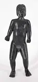Untitled - Nude Man by Nancy Puqingrnak Aupaluktuaq, black stone carving, sold Mar 2025
