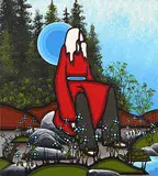Leland Bell, Sitting with the Earth, 1993, acrylic on canvas