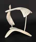 Jacob Irkok, Untitled - Birds, bone carving