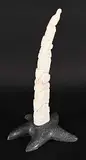 Pierre Karlik, Untitled - Tusk Totem, bone and stone carving