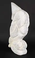 Davidee Mannumi, Untitled - Stone Spirit, white stone sculpture