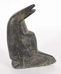 Andy Miki, Untitled - Animal, black stone carving