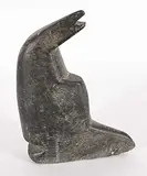 Andy Miki, Untitled - Animal, black stone carving
