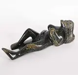 Johnny Lee Pudlat, Untitled - Alone Time, green stone carving