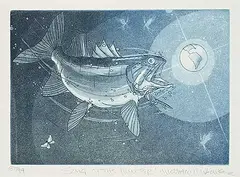 Michael Robert Robinson, Song of the Hunter #87/99, etching on paper