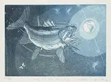 Michael Robert Robinson, Song of the Hunter #87/99, etching on paper