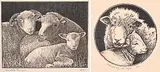 Rachel Berman, Safe Journey Into Night #1/10 / Gentle Things #3/2, 1989, etching on paper