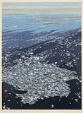 Ronald Bolt, The Arctic Suite No.4 - Toward the Polar Islands #32/70, 1981, colour silkscreen on paper