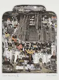 Graham Clarke, Canters Chancerbury #84/200, colour etching on paper