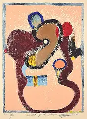 Mark Douglas Dicey, Sound of the Dancer #6/12 E.V., 2005, colour silkscreen on paper