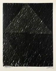 Donald Harvey, Nightscape I #1/20, 1977, colour silkscreen on paper