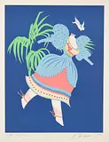 Robert Indiana, Angel More [Mother of Us All] #117/150, 1977, colour silkscreen on paper
