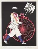 Robert Indiana, Gloster Heming [Mother of Us All] #33/150, 1977, colour silkscreen on paper