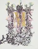 Jean Paul Riopelle, Grand M, 1979, colour lithograph on paper