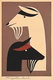 Kiyoshi Saitō, Untitled - Goats, silkscreen on paper