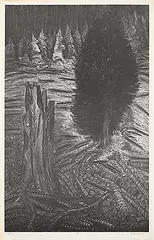 Jack Shadbolt, The Hornby Suite [Homage to Emily Carr] #9 #80/150, offset lithograph on paper