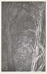 Jack Shadbolt, The Hornby Suite [Homage to Emily Carr] #10 #80/150, offset lithograph on paper