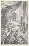 Jack Shadbolt, The Hornby Suite [Homage to Emily Carr] #11 #80/150, offset lithograph on paper