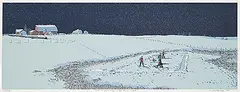 Peter Shostak, See if You Can Stop this Shot #72/110, 1988, colour silkscreen on paper